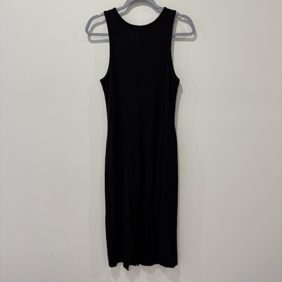 Marine Layer Size Large Lexi Daytime Midi Dress in Black - Picture 5 of 7